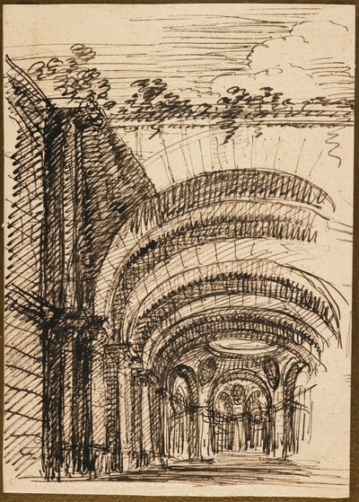 Fantasia architettonica da Giuseppe Valeriani
